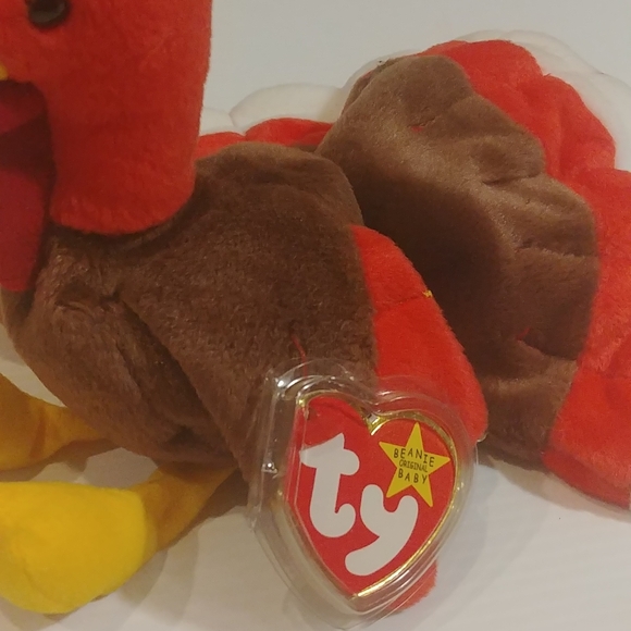 1996 Ty Beanie Baby Turkey Gobbles - Picture 2 of 4